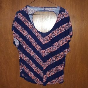 Tunic Top with Floral Pattern